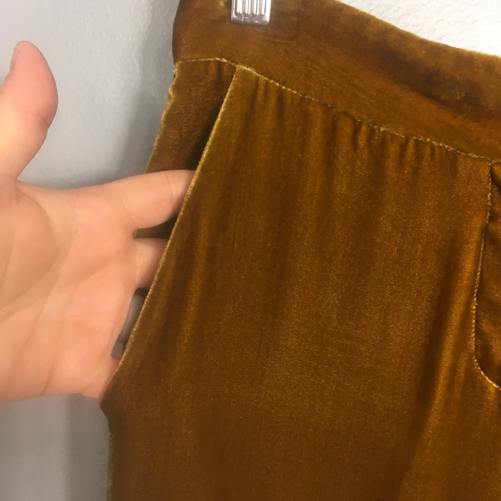 VERONICA BEARD | Ramsey wide leg tux pants gold 2 - Picture 5 of 9